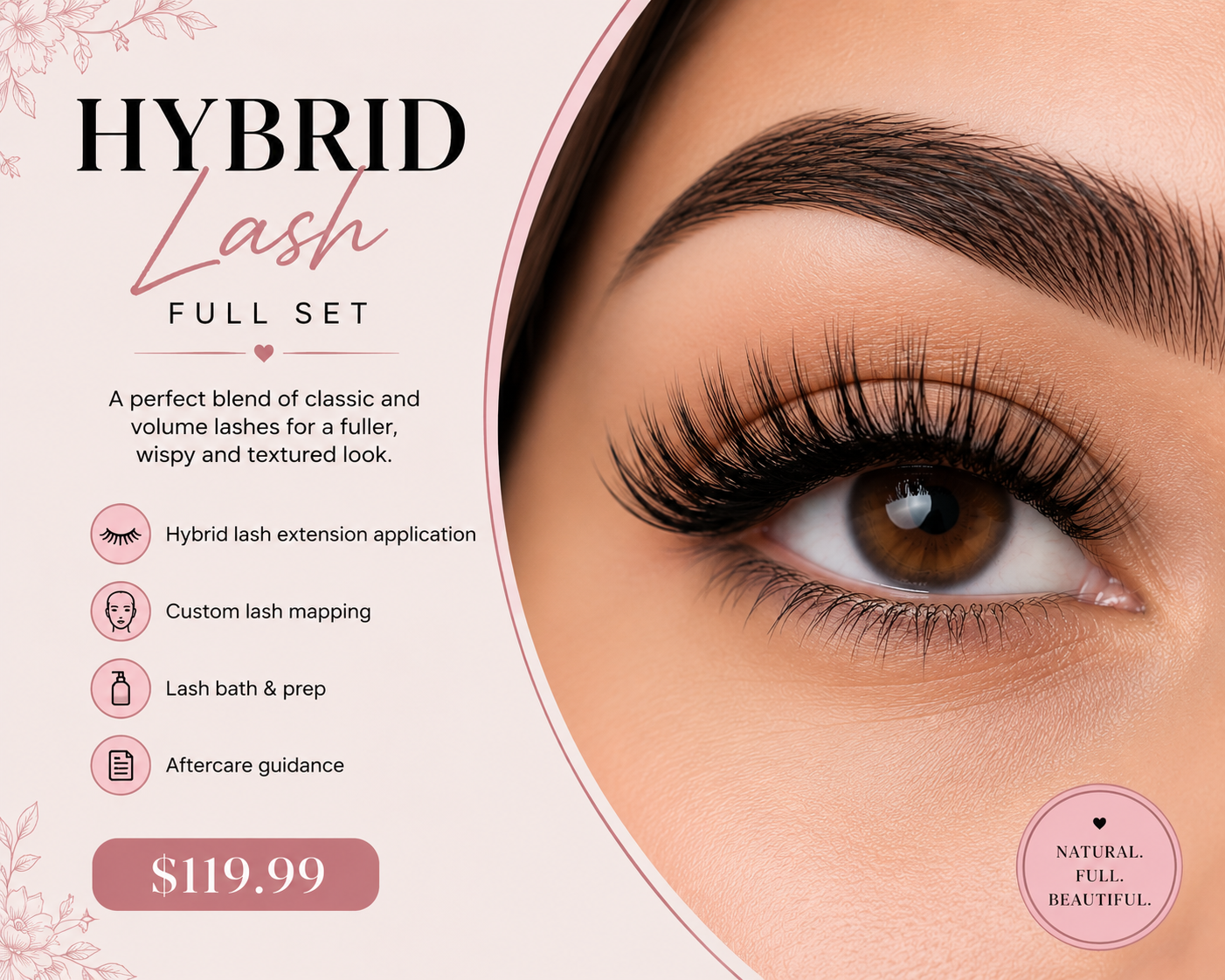 Hybrid Lash Full Set